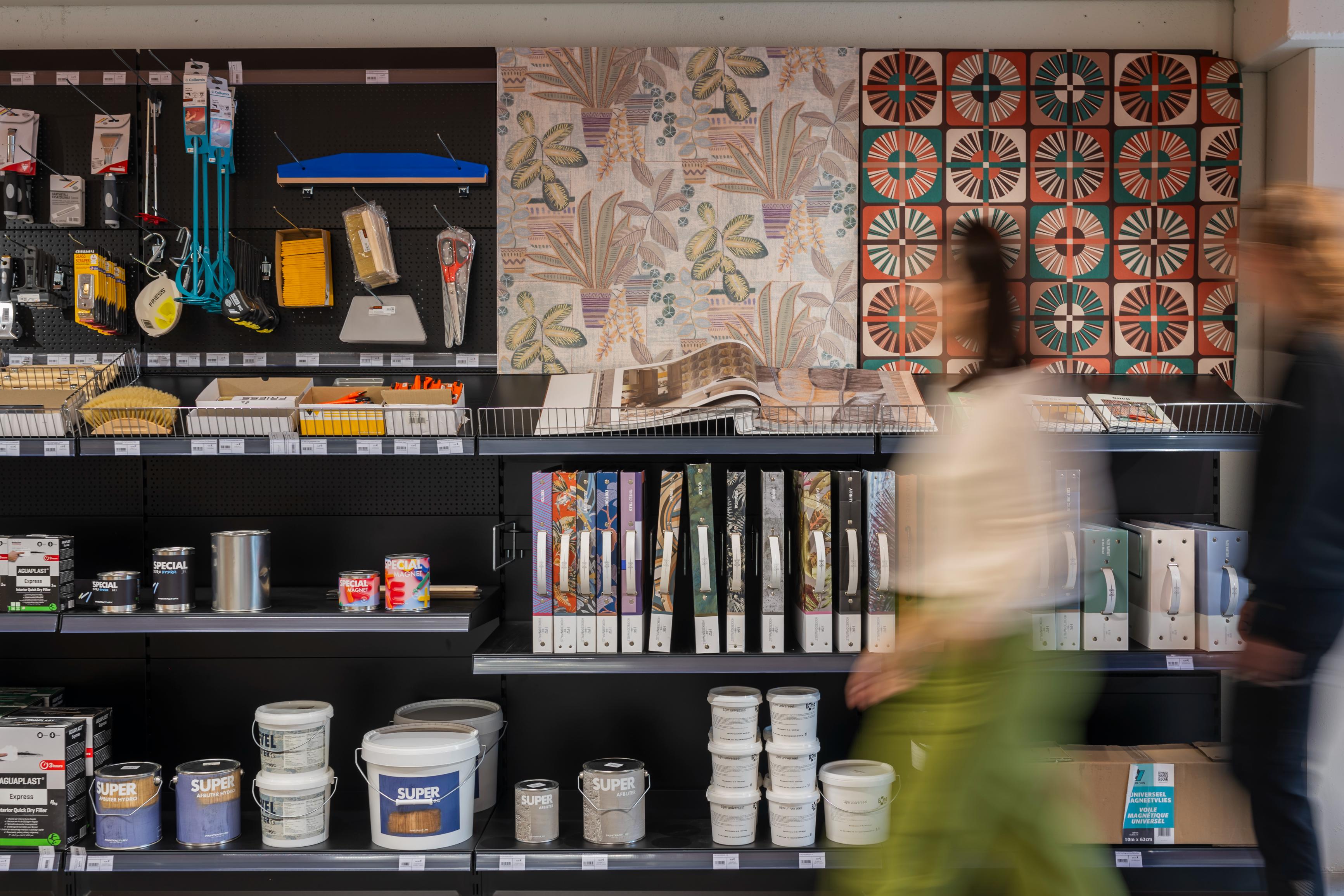 Behang in de Paintfacory winkels