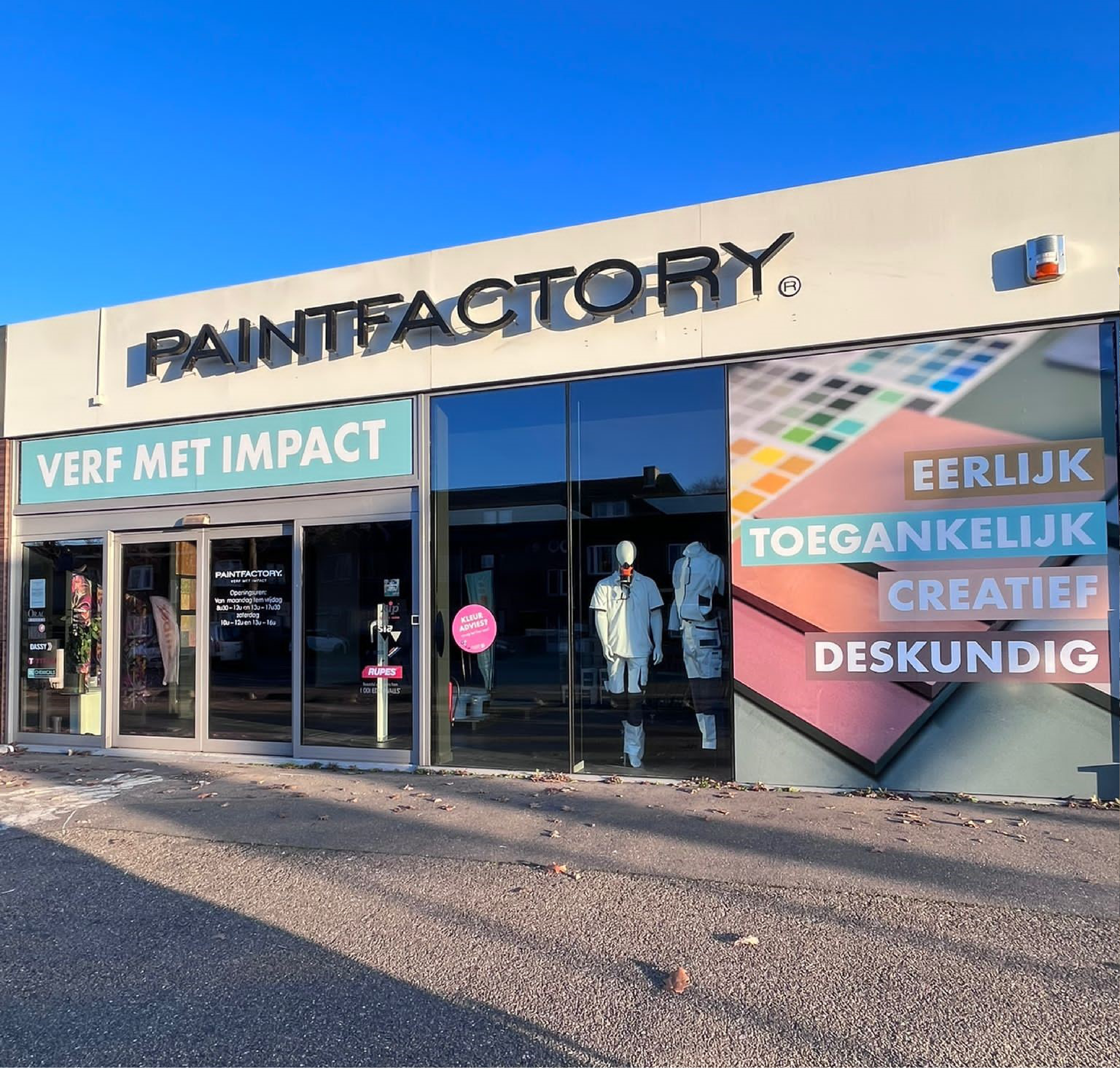 Paintfactory winkel in Hasselt