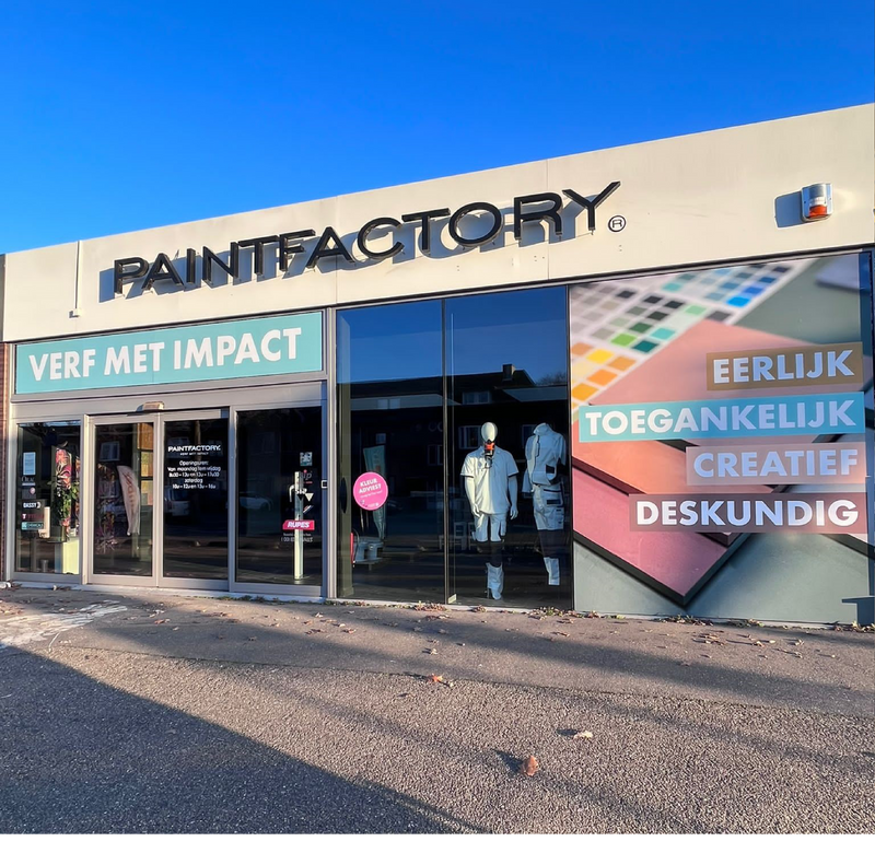 Paintfactory winkel in Hasselt