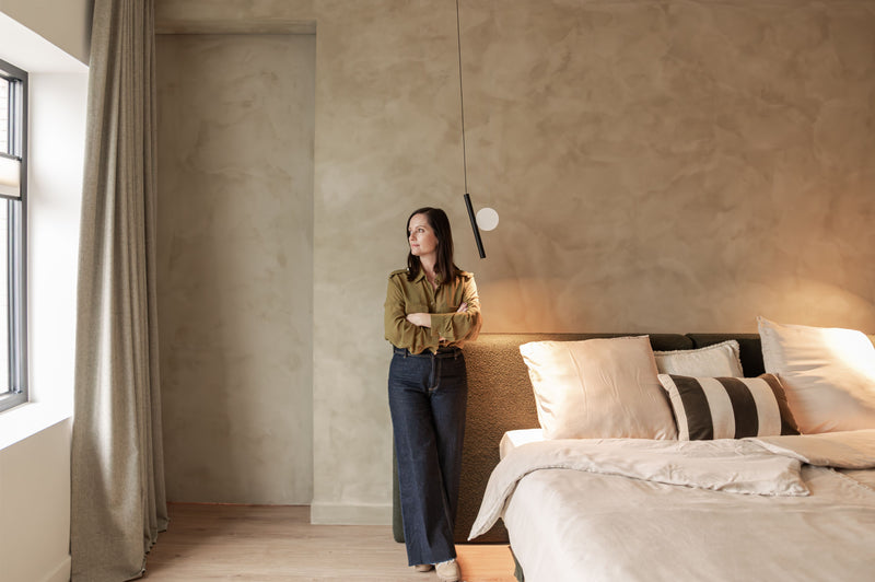 Kalkverf in de slaapkamer