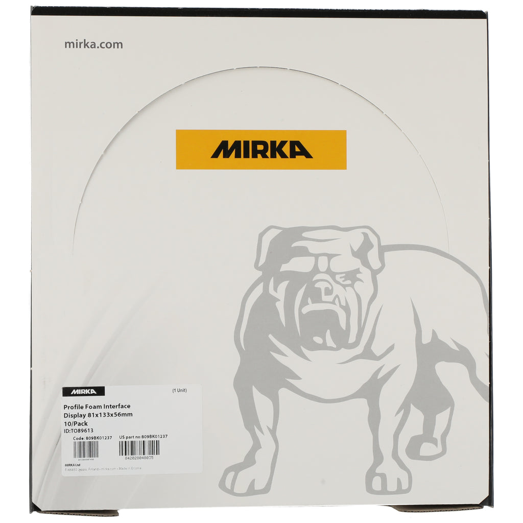 MIRKA - Profile Foam Interface Display 81x133x25mm 10/Pack
