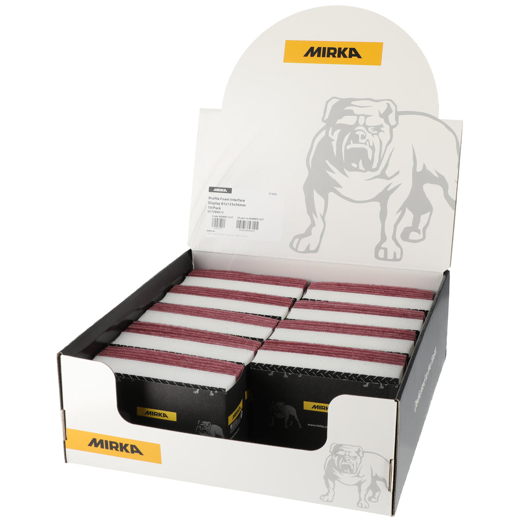 MIRKA - Profile Foam Interface Display 81x133x25mm 10/Pack