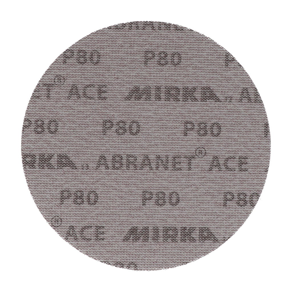 MIRKA -ABRANET ACE 175mm Grip P80, 50/Pack