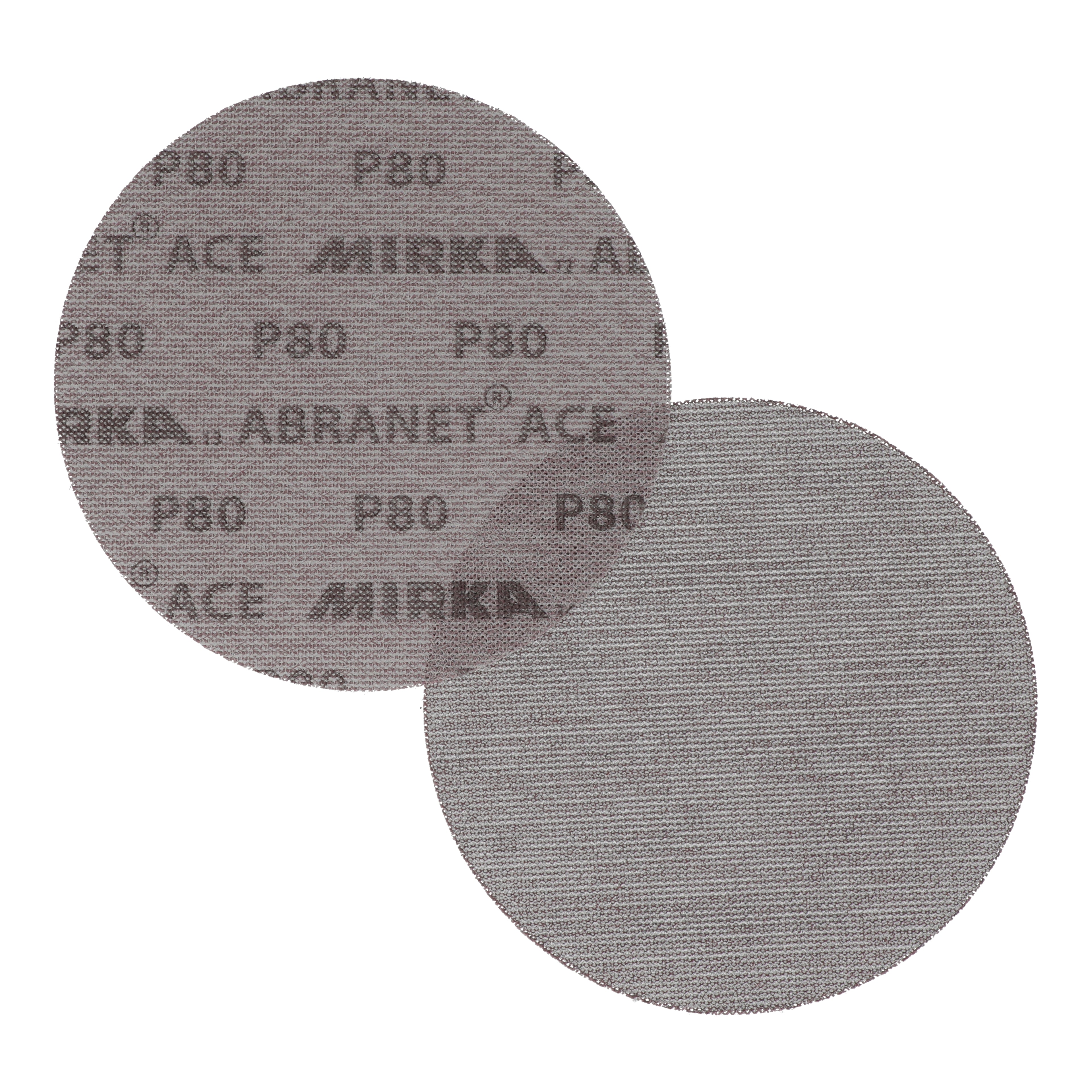MIRKA -ABRANET ACE 175mm Grip P80, 50/Pack