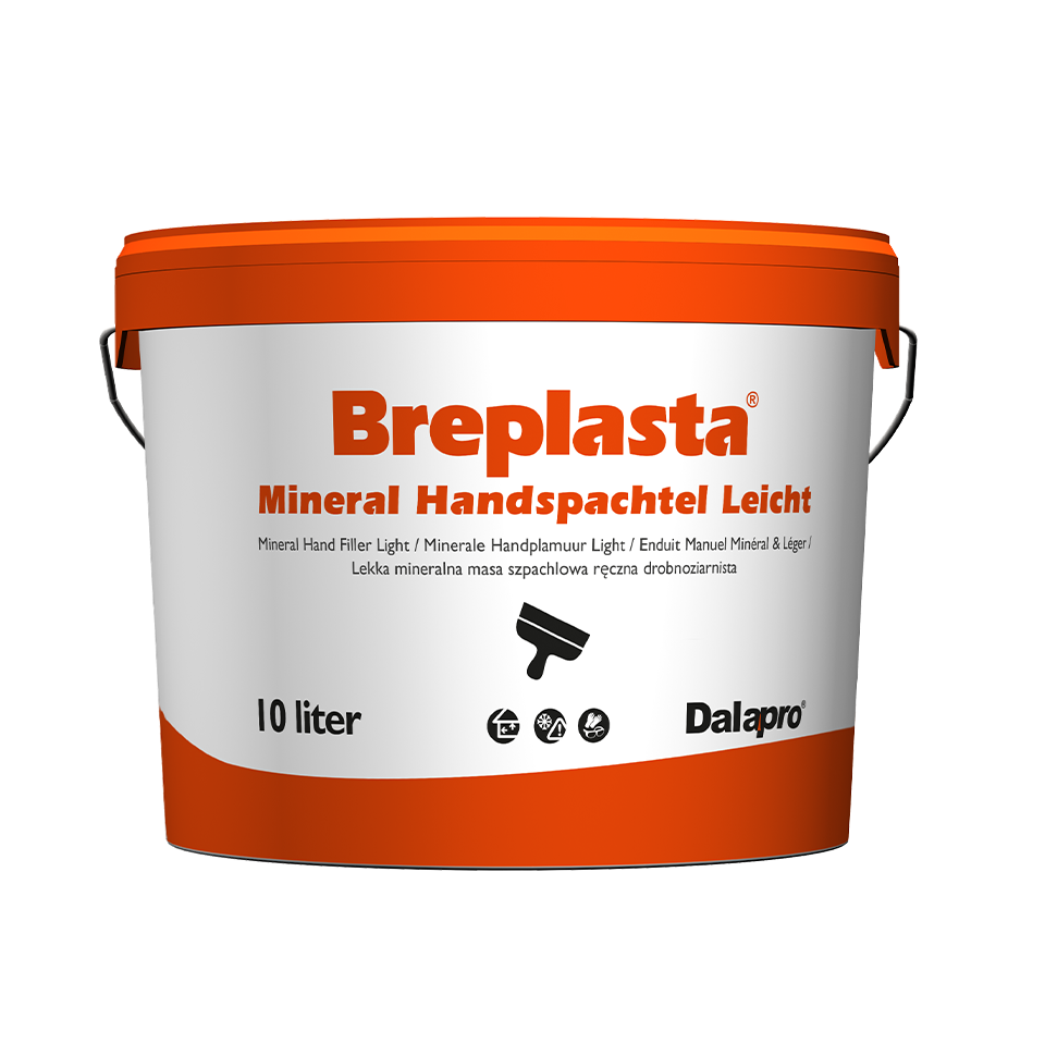Breplasta mineral handspachtel leicht 10l
