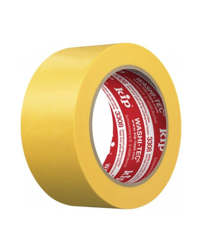 Kip fine line afplakband geel 48 mm x 50m