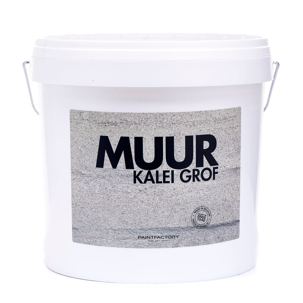 Muur buiten kalei grof