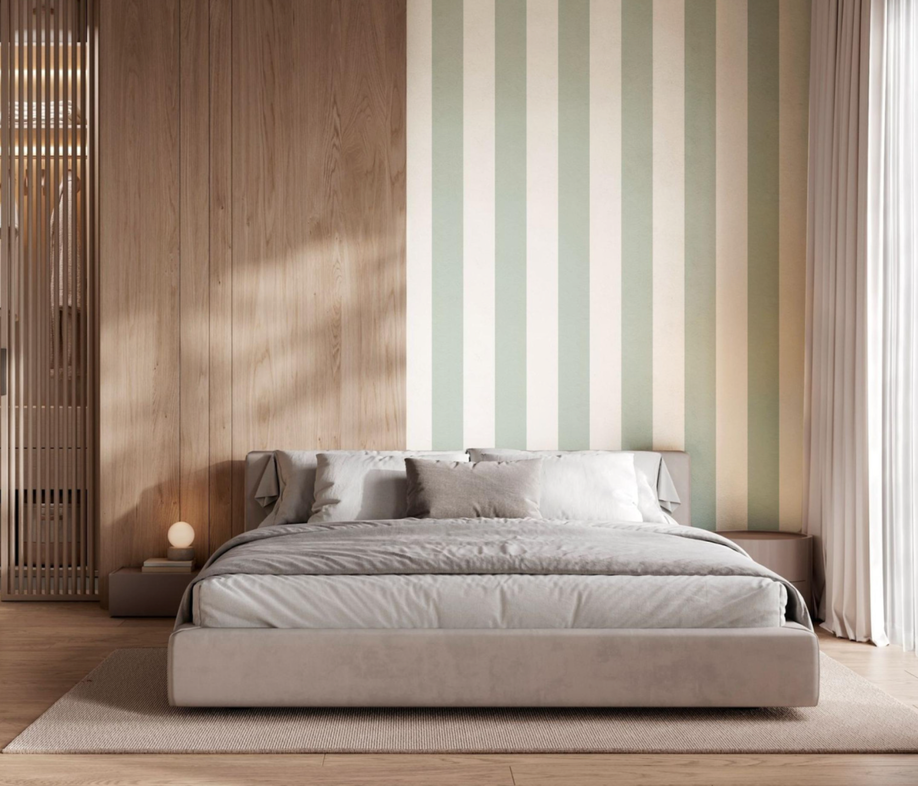 Streep effect in de slaapkamer