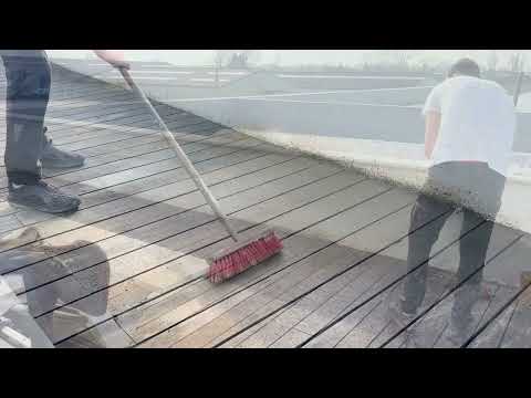 Hout ontgrijzer applicatie video